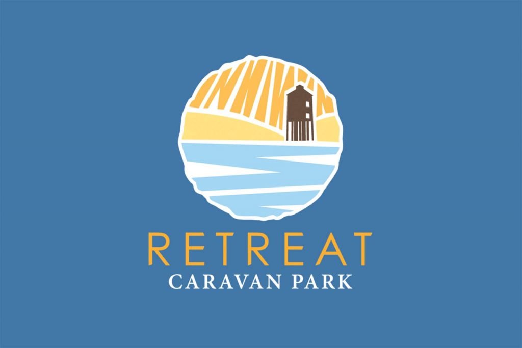 Retreat Caravan Park logo design, Burnham-on Sea, Somerset